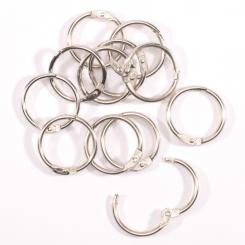 Vaessen Creative Buchringe - Metallringe 12 Stk. Ø25mm 