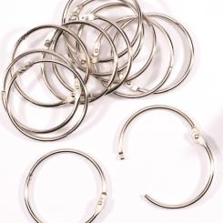 Vaessen Creative Buchringe - Metallringe 12 Stk. Ø50mm 