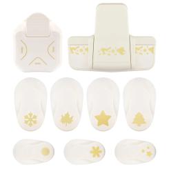 Vaessen Creative Motivstanzer 9er Set Weihnachten Ecken & Bordüren 