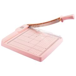 Vaessen Creative Tragebare Guillotine Hebelschneider 30,5cm - Rosa 