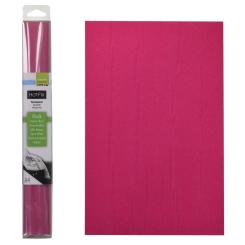 Vaessen Hotfix Bügeltransfer Folie DIN A4 - Flock / Samt - Pink Pink