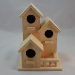 Viva Decor Etagen Vogelhäuschen aus Pinie 