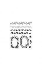 Viva Decor Silikonstempel Weihnachtsbordüren und Rahmen 14x18cm 