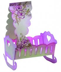 Viva Decor kreative Verpackungsschablone 30x30cm Wiege 