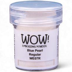 WOW Embossing Pulver 15ml - Pearl - Blue Pearl - Regular Blue Pearl - Regular