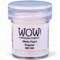 WOW Embossing Pulver 15ml - Pearl - White Pearl - Regular White Pearl - Regular