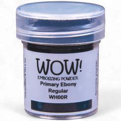 WOW Embossing Pulver 15ml - Primary - Ebony - Regular Ebony - Regular