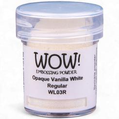 WOW Embossing Pulver 15ml - Colour Blends - Opaque Vanilla White - Regular Opaque Vanilla White - Regular