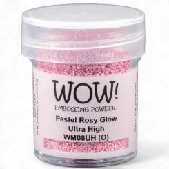WOW Embossing Pulver 15ml - Pastel - Rosy Glow - Ultra High Rosy Glow - Ultra High