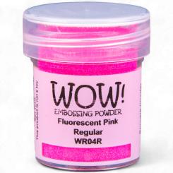 WOW Embossing Pulver 15ml - Fluorescent - Pink - Regular Pink - Regular