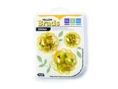 WRMK Brads Basics Sortiment Glitter gelb Glitter gelb