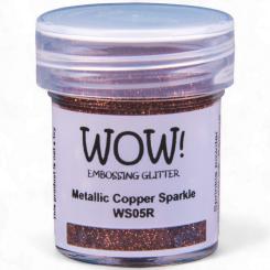 WOW Embossing Pulver 15ml - Glitzer - Metallic Copper Sparkle - Regular Metallic Copper Sparkle - Regular