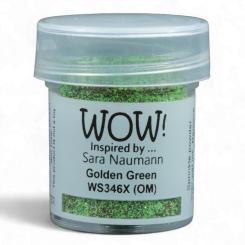 WOW Embossing Pulver 15ml - Glitzer - Golden Green - X*Sara Naumann* Golden Green - X*Sara Naumann*