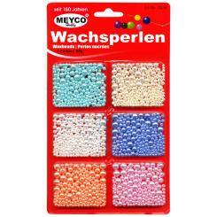 Wachsperlensortiment 6 Farben 65g 