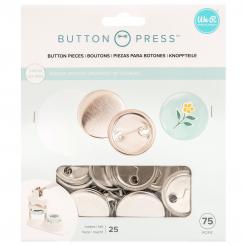 We R Memory Keepers Button Press Nachfüllpackung Buttons Ø37mm 25Stück 