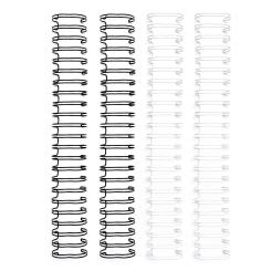 We R Memory Keepers Cinch Bindedraht 4Stk. a 30cm lang / 1,00inch=2,54cm Schwarz & Weiß Schwarz & Weiß