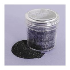 Whispers Embossing Pulver 28g Black Sparkle Black Sparkle