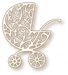 Wild Rose Studios Specialty Stanzschablone - Ornament Kinderwagen 