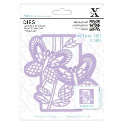 Docrafts Xcut Stanzschablone (2 tlg.) -Paneele Schmetterling 