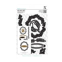 Docrafts Xcut Stanzschablone (8tlg.) - Blätterbordüren 