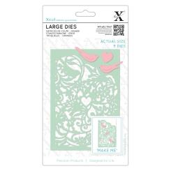 Docrafts Xcut Stanzschablone (5 tlg.) - Unzertrennliche Vögel 