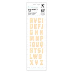 Docrafts Xcut Stanzschablone Alphabet (1 tlg.) - Industriell 