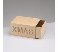 Xmas Schiebebox Pappart 16.5 x 12.5 x 8.5cm 