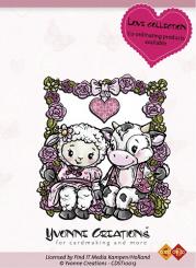 Yvonne Creations Clear Stempel Love Collection - Happy Couple 6.3 x 7cm 