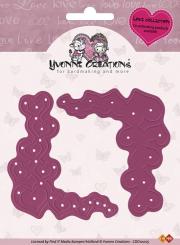 Yvonne Creations - Stanz- und Prägeschablone - Love - Corners 