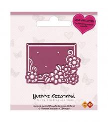 Yvonne Creations -Stanz- und Prägeschablone - Love Flowerframe 