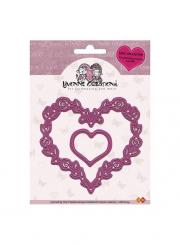 Yvonne Creations - Stanz- und Prägeschablone - Love Hearts 