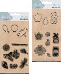 Card Deco Essentials Clearstempel + Stanzer Set 