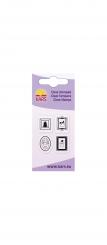 cArt-Us Clear Stempel 4 Weihnachtsmotive im Rahmen 5X6cm 