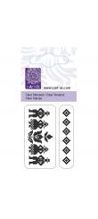 cArt-Us Clear Stempel Folklorebordüre 5X6cm 