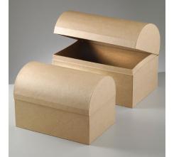 2 Riesen - Schatztruhen Set Pappart 