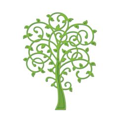 Spellbinders Stanz- & Prägeschablone D-Lites Whimsical Tree 1tlg 
