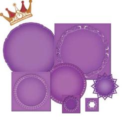 Spellbinders Nestabilities Stanz- & Prägeschablone Majestic Gold Circles One 7 Stanzer 