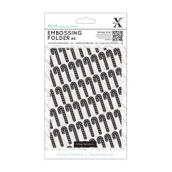 Docrafts Xcut A6 Prägefolder - Muster Zuckerstange 