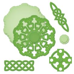 Spellbinders Shapeabilities Stanz- & Prägeschablone Celtic Motifs 6 Stanzer 