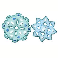 Spellbinders Shapeabilities 2 Paper Cut Snow Flakes 