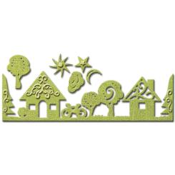 Spellbinders Stanz- und Prägeschablone Stanz- und Prägeschablone Shapeabilities Neighborhood Glance 3 Stanzer 