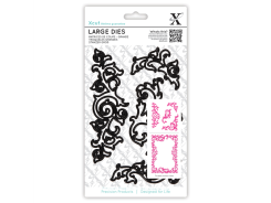 Docrafts Xcut Large Stanzer (4tlg) - Leafy Flourishes 