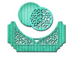 Spellbinders Stanz- und PrägeschabloneAmaz.Paper Grace Swirl Bliss Pocket 3 Stanzer 