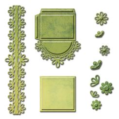 Spellbinders Stanz- und Prägeschablone Stanz- und Prägeschablone Shapeabilities Garden Party 11 Stanzer 