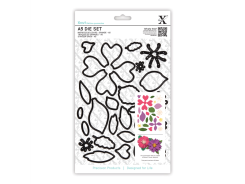 Docrafts Xcut A5 Stanzer Set (24tlg) - Flowers 