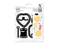 Docrafts Xcut Stanzschablonen (8 Stück) - Flicken 