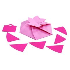 Spellbinders Grand Templates Hexagon Pinwheel Top Box 8 Stanzer 