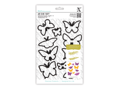 Docrafts Xcut A5 Stanzschablonen Set (10Stk) - Schmetterlinge 