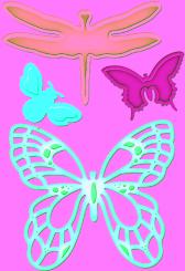 Spellbinders Donna Salazar Fanciful Flight 4 Stanzer 