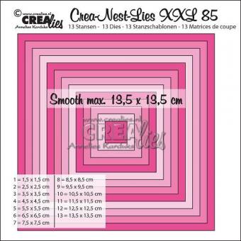 Crealies Crea-Nest-Lies XXL no. 85 Stanzschablone Quadrat 